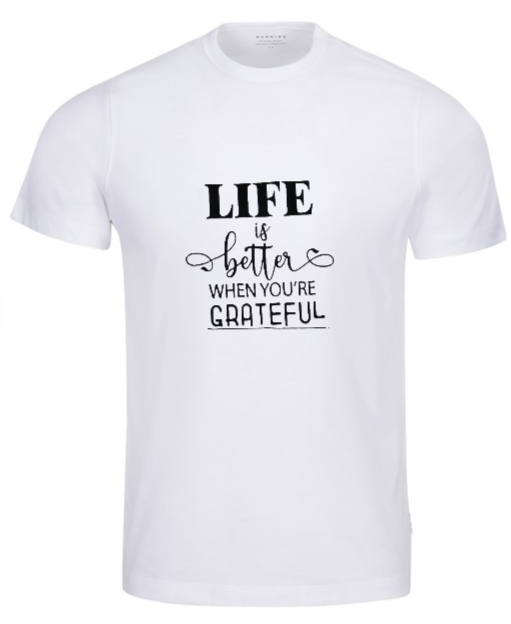 Short Sleeve "Life is better When You're Grateful"
